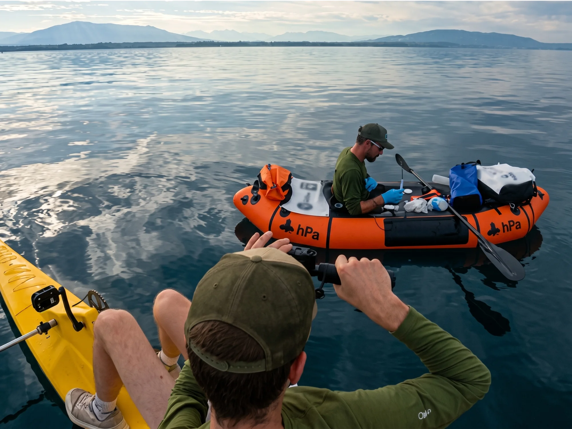 VTT des Mers en appui de l'expédition scientifique PFAS de Rémi Camus sur le Léman